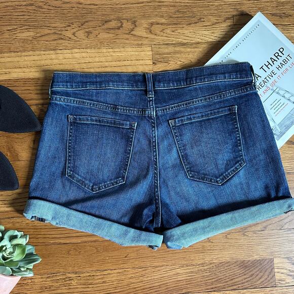 Banana Republic Medium Wash Cuffed Jean Shorts - Picture 5 of 7